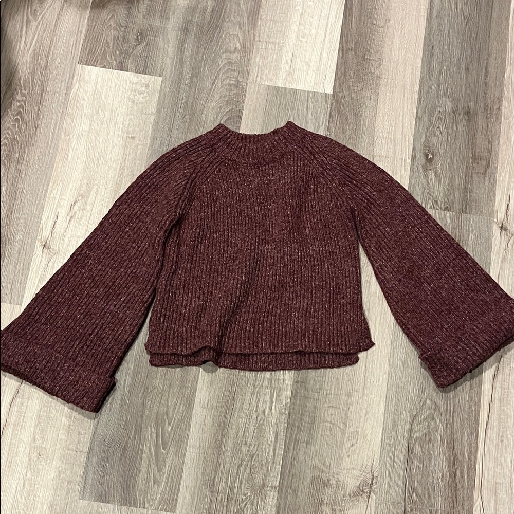 Elegant Burgundy Women's Sweater
